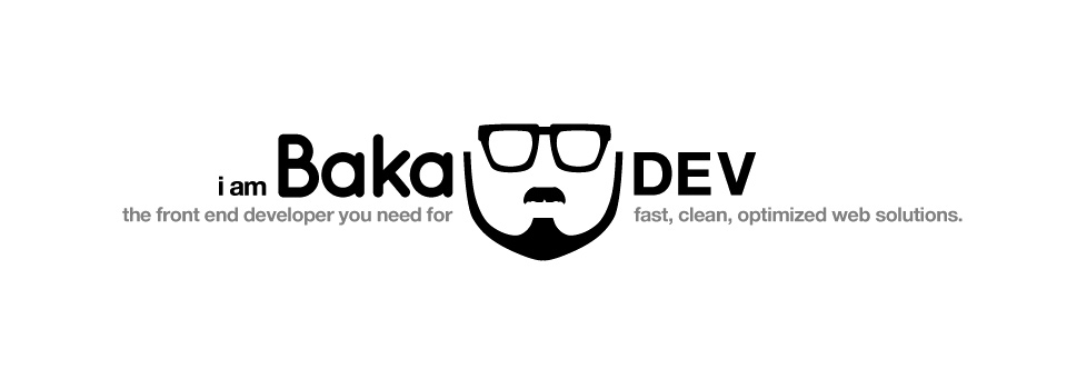 BakaDev - the front-end developer you need for fast, clean and optimized solutions